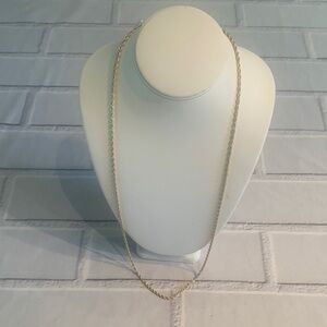 Costume Gold Rope Chain Necklace